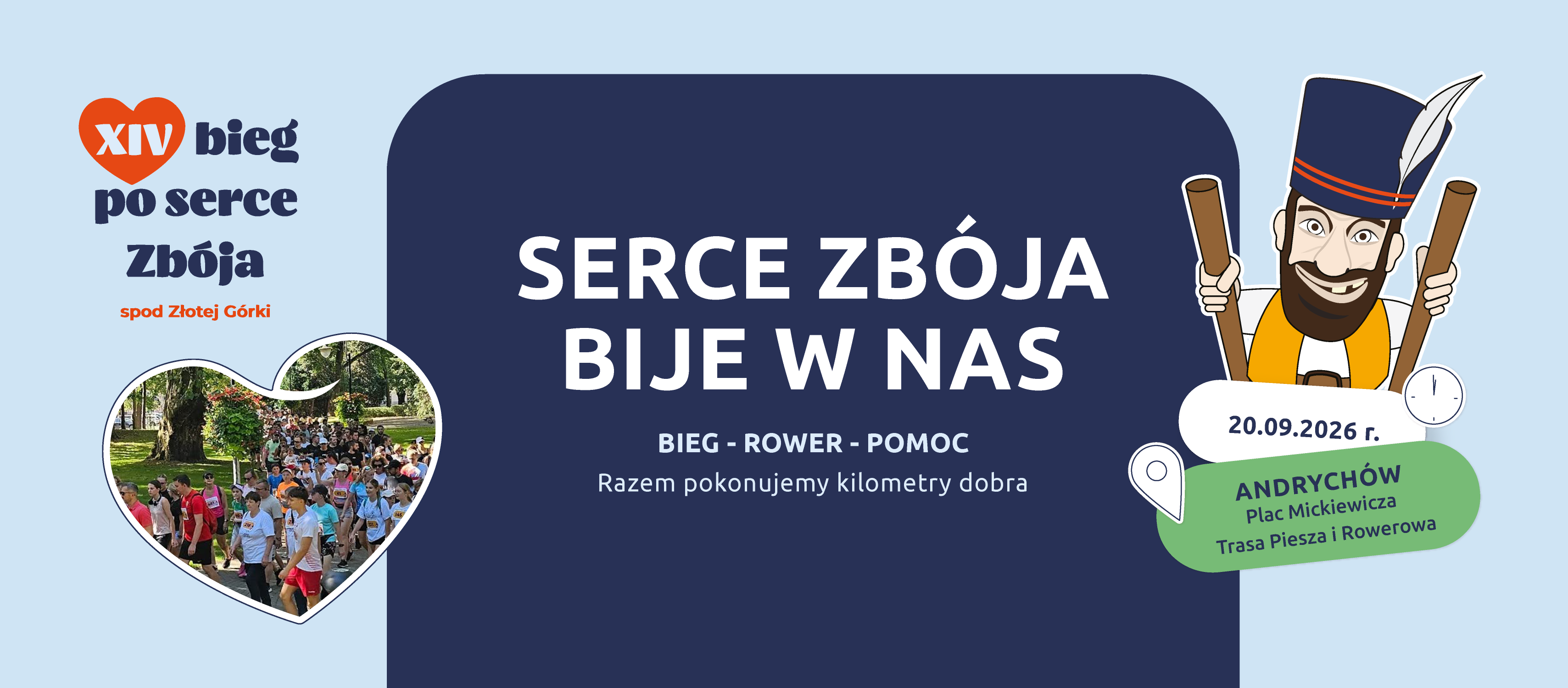 MOSKiT Bieg Zbója 2026 tło fb nowe hasło 18