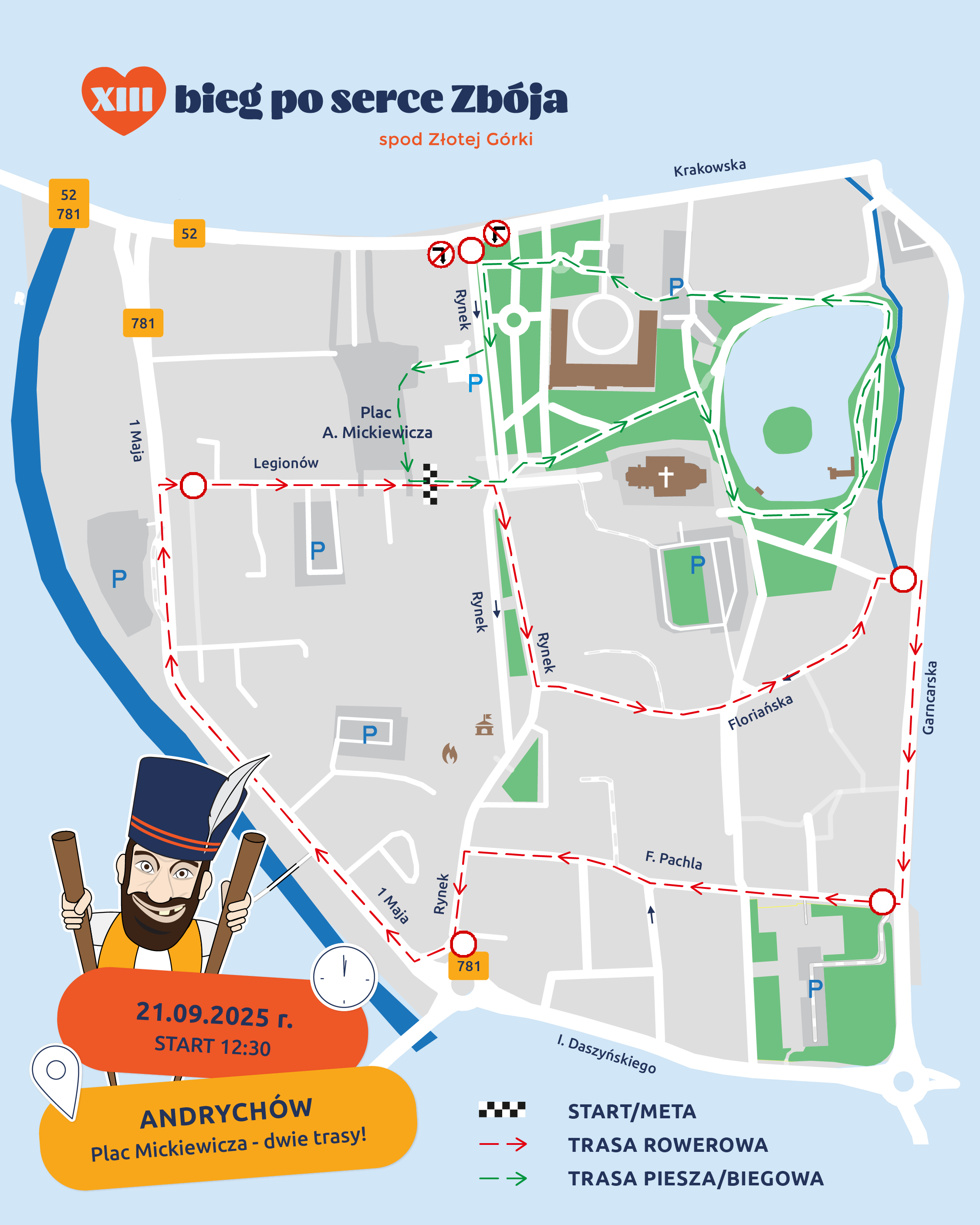 MOSKiT Bieg Zbója 2025 mapka