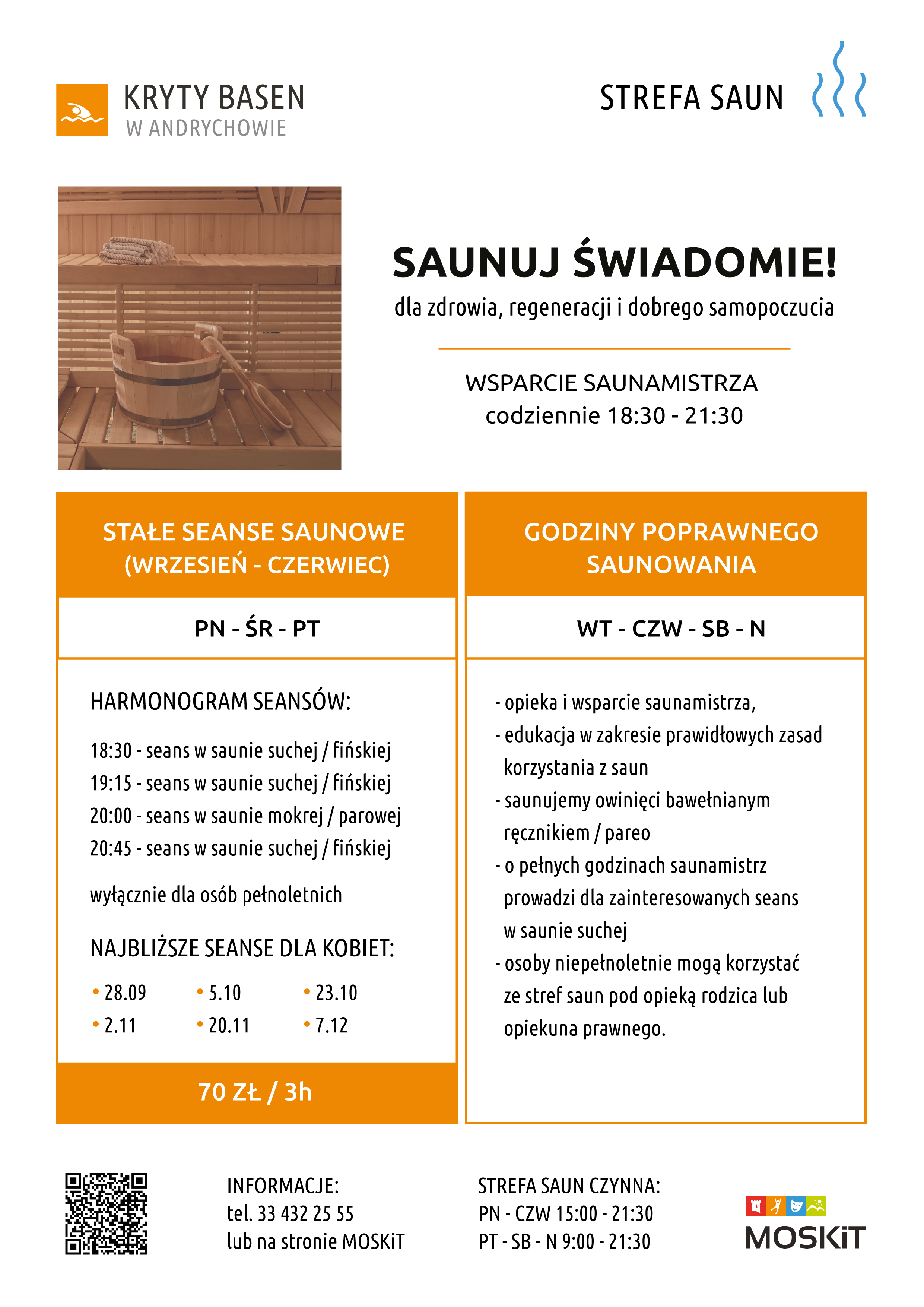 Seanse Saunowe plakat