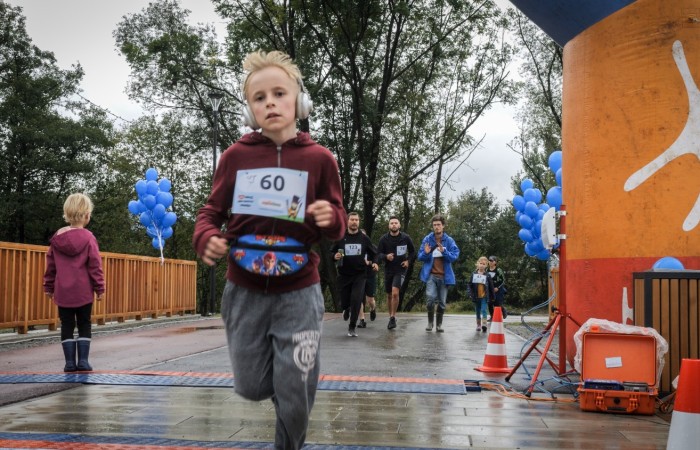 Uczestnicy Biegu po serce Zbója