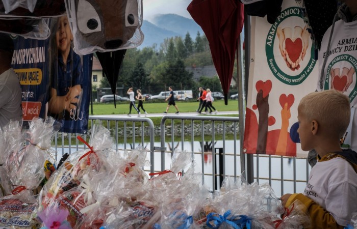 Uczestnicy Biegu po serce Zbója