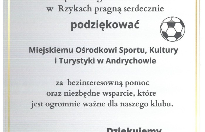 Podziękowanie dla MOSKiT 2024